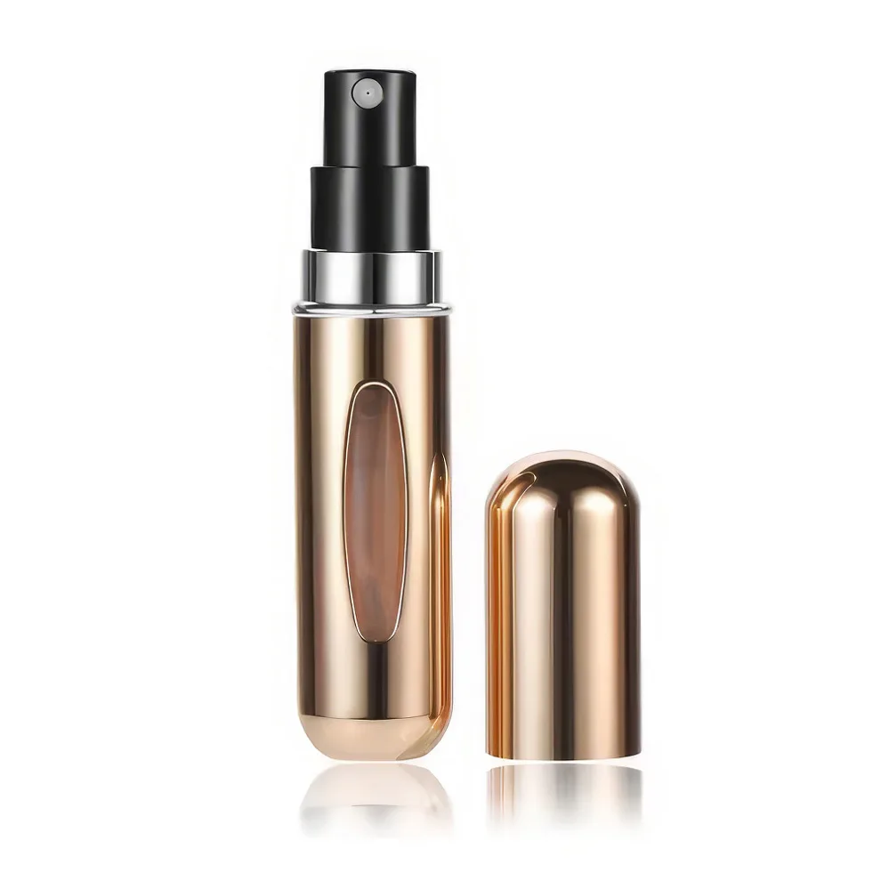 Mini Parfümzerstäuber Flasche, 5 ml, gold